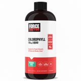 FORCE FACTOR Chlorophyll Liquid Body Deodorizing Supplement, Freshens Breath and Body Naturally, Made with No Artificial Sweeteners or Colors, Non-GMO, Natural Mint Flavor, 16 oz.