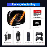 Super Console X3 Plus Retro Game Console with 65000+Games,EmuELEC 4.6/Android 9.0/Video and Audio System,2.4G+5G,Video Game Console Compatible with 40+Emulators