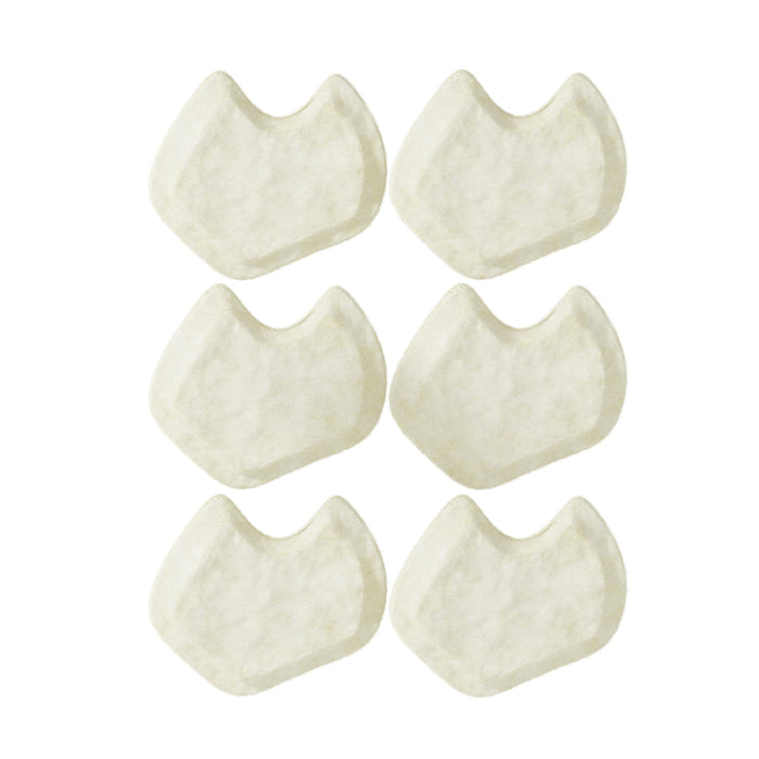 Premium Dancers Pads for Ball of feet Pain - Sesamoiditis Pads - 1/4" Thick Adhesive Skived Felt - 12 Pieces - Left Foot