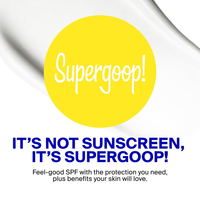 Supergoop! Unseen Sunscreen - SPF 50 - Clear & Invisible Face Sunscreen + Broad Spectrum + Makeup-Gripping Primer - Weightless, Scentless, Oil Free - For All Skin Types & Tones - 2.5 fl oz