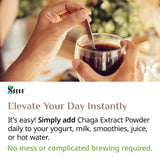 Sayan Chaga Mushroom Extract Powder (4oz) – Freeze Dried Siberian Wild Harvested - Organic Antioxidant Tea for Immune and Digestion Support - Focus, Energy, Clarity, Wellness - No Additives