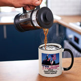 YHRJWN Trump Survived Shot, Trump 2024, Fist Pump at Pennsylvania Rally Failed Assassination Attempt, Bloody Ear Bullett-Proof, Trump Merchandise, Make American Great Again Mug, 11 Oz