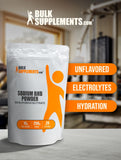 BulkSupplements.com Sodium BHB Powder - Electrolytes Supplement, Beta-HydroxyButyrate Powder, BHB Salts, BHB Supplement - Gluten Free, 10g per Serving, 250g (8.8 oz) (Pack of 1)