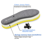 2 Pair -Shoe Inserts for Womens Memory Foam Insoles,Replacement Insoles for Work Boots Running Shoes, Cushion Shock Absorbing for Foot Pain Relief, Comfort Breathable Inner Soles 39EU,US8