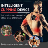 talpore 5-in-1 Smart Cupping kit for Massage Therapy with Red Light,15 Levels of Suction Strength and Temperature Control，for Targeted Pain Relief, Portable Electric Cupping Therapy Set