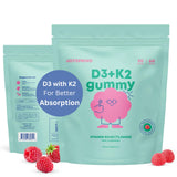 JoySpring Vitamin D3 Gummies for Kids and Toddlers - Vitamin D for Kids Healthy Growth & Development - Kids Vitamin D3 & K2 - Essential Kids Vitamin D Suitable for Toddlers & Teens - 60 D3 Gummies