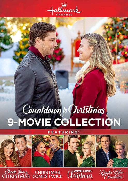 Hallmark Countdown to Christmas 9-Movie Collection featuring: Check Inn to Christmas, Christmas Comes Twice, Christmas Land, 12 Gifts and more