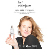 By Rosie Jane Eau De Parfum Travel Spray (Dulce) - Clean Perfume for Women - Essential Oil Mist with Notes of Vanilla, Hinoki Wood & Nude Musk - Women's Fragrances (7.5ml)