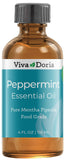 Viva Doria 100% Pure Northwest Peppermint Essential Oil, Undiluted, Food Grade, Steam Distilled, Made in USA, 118 mL (4 Fluid Ounce)