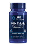 Life Extension Milk Thistle, silymarin, silibinins, isosilybin A & B, delivers full-spectrum milk thistle benefits for liver health, non-GMO, gluten-free, vegetarian, 60 capsules