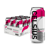 CELSIUS ESSENTIALS, Sparkling Dragonberry, Performance Energy Drink 16 Fl Oz (Pack of 12)