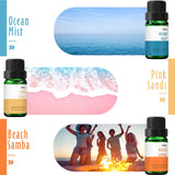 Beach Fragrance Oil, MitFlor Premium Scented Oils for Diffuser, Soap & Candle Making Scents, Summer Aromatherapy Essential Oils Gift Set, Coastal Linen, Ocean Mist and More, 6x10ml