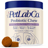 PetLab Co. Probiotics for Dogs, Support Gut Health, Diarrhea, Digestive Health & Seasonal Allergies - Salmon Flavor - 30 Soft Chews