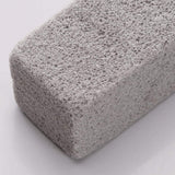 MARYTON Pumice Stone with Handle for Cleaning Toilet Bowl Ring and Hard Water Stains Pack of 2 (Gray)