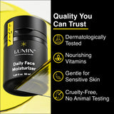 Lumin - Daily Face Moisturizer for Men - with niacinamide, Mens Face Lotion, Mens Skin Care, Ideal for normal & combination skin, 50ml, 1-Pack