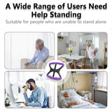 OVIFM Lift Assists Standing Aid-Handicap Bar with None Slip Grip Handles, Portable Lift Aid to Transfer Elderly, Senior, Bariatric, Patient or Disabled Assists Caregiver or Nurse As Seen On TV -Purple