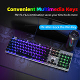 HUO JI E-Yooso Z-88 Wired Typewriter Style Mechanical Gaming Keyboard, Programmable RGB Backlit, Blue Switches - Clicky, Detachable USB-C Cable, Retro 104 Keys for PC, Mac, Black