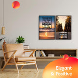 Inspirational Motivational Posters - Positive Affirmations, Uplifting Quotes, Wall Art Decor for Office, Home, Gym - Set of 6 11x17" Motivational Posters for Office Decor Inspirational Quotes Wall Art