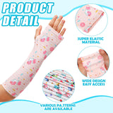 Suhine 12 Pcs Kids Arm Cast Cover Bandage Protector Reusable Elastic Cast Sleeve Arm Cast Cover Elbow Protection Cover(Small)