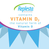 Replesta NX 14,000 IU Vitamin D3 Cholecalciferol, for Vitamin D Deficiency, Once-Weekly Chewable Wafer, Non-GMO, Natural Orange Flavor, 8 Tablets