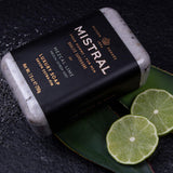 Mistral Bar Soap Organic, Mezcal Lime, Large Bar, Natural Exfoliation