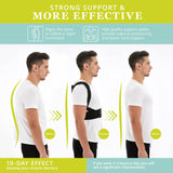 Posture Corrector for Men and Women, Adjustable Upper Back Brace, Muscle Memory Support Straightener, Providing Pain Relief from Neck, Shoulder, and Upper and Lower Back, Small/Medium(27''-39'')