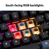 Keychron Q6 Wired Custom Mechanical Keyboard, QMK/VIA Programmable Macro, Full-Size Aluminum RGB Backlit, Double Gasket Hot-Swappable Gateron G Pro Red Switch Compatible with Mac Windows Linux-Black