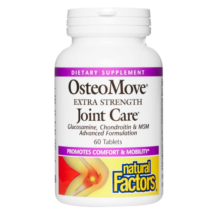 Natural Factors, OsteoMove Joint Care, Extra Strength Support for Joint and Bone Health, Non-GMO, 60 tablets (30 servings)