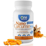 Nano Curcumin Plus 500 mg, Turmeric Curcumin Water Soluble Supplements, Nanoparticle-encapsulated Curcumin, Better Absorption, Non-GMO, Turmeric Capsules - 60 Veggie Capsules