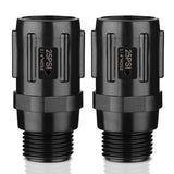 [Upgraded] Pressure Regulator 25 PSI, 3/4" FHT × 3/4“ MHT, Pressure Reducer Low Flow Valve, Great for Drip Irrigation System (2 Pack)