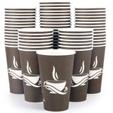 LITOPAK 210 Pack 16 oz Paper Cups, Disposable Coffee Cups, Paper Drinking Cups, Brown Disposable Cups, Paper Hot Coffee Cups, Paper Coffee Cups for Party, Picnic, Travel, and Events