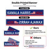 Probsin Kamala Harris 2024 Banner 120" x 20" Support Kamala Harris Election President Banner Yard Sign Party Supplies Photo Backdrop Poster Hanging Outdoor Gate Decor Fence Door Indoor Wall