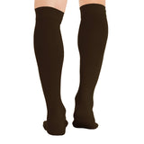 Mojo Compression Socks for Women and Men 20-30mmHg Knee High - Unisex Medical Compression Support Stockings for Nursing, Airplane, Travel Circulation - Brown, X-Large - AB201