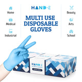 Blue Nitrile Disposable Gloves X Large 200 Count - Latex Free Medical Exam Gloves, Powder Free Food Safe Cooking Gloves