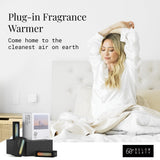 Below 60 Plug-In Air Fresheners For Bathrooms - Diffusers for Bathrooms and Small Spaces - Electric Scent Diffuser with 3 Natural Fragrances | Stylish Design for Luxurious Bathrooms Aroma