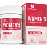 Probiotics for Women - 300 Billion CFU Probiotic, 12 Strains Probiotics with Prebiotics Cranberry, Selected Women’s Probiotic for Women’s Daily Digestive Gut Vaginal & Urinary Health, 60 Capsules