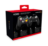 BASEKAMP Kore+ Wireless RGB Controller for Nintendo Switch - Programmable Back Buttons - Motion - Rumble - RGB Sticks (Retro Black)