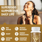 Liposomal NAD+ Supplement with TMG – 120 Softgels – Non-GMO – Supports Cellular Energy & Wellness