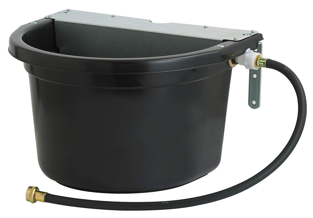Little Giant® Automatic Animal Waterer | DuraMate Float Controlled Automatic Waterer for Livestock | Heavy Duty and Durable | Made in USA | 4 Gallon (Black, 4 Gallon)