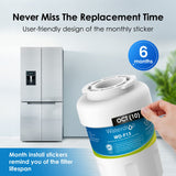 Waterdrop MWF Refrigerator Water Filter, Replacement for GE® Smart Water MWF, MWFINT, MWFP, MWFA, GWF, HDX FMG-1, GSE25GSHECSS, WFC1201, RWF1060, 197D6321P006, 1 Filter