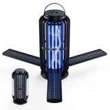 CXRUY Bug Zapper, Mosquito Zapper Outdoor Indoor Solar Powered, Battery Powered Cordless Zapper with LED Light, Fly Trap Mosquito Killer Lamp for Home, Patio, Camping, Garden, Backyard