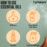 UpNature Head Ease Essential Oil Blend - 2oz – Natural Head Tension Relief with Peppermint Oil, Rosemary Oil & Frankincense Oil Therapeutic Grade – Relaxing Aromatherapy Essential Oil