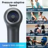 arboleaf Massage Gun Deep Tissue, Percussion Massage Gun Muscle Massager for Pain Relief Powerful Electric Massage Gun with Case Portable Whole Body - FSA and HSA Eligible