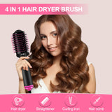 Lopeie Hair Dryer Brush Blow Dryer Brush in One, One-Step Brush Blow Dryer with Negative Ionic, 4 in 1 Hair Dryer and Styler Volumizer with Oval Barrel for All Hair Types