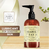 16 Oz, NO Parabens NO Glycerin, Natural Personal Lubricant for Sensitive Skin, Isabel Fay - Water Based - Best Personal Lube for Women and Men