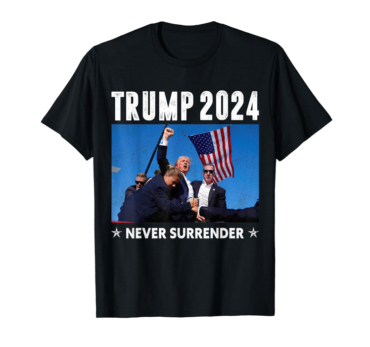 Trump 2024 Never Surrender Pro Trump for President 2024 T-Shirt