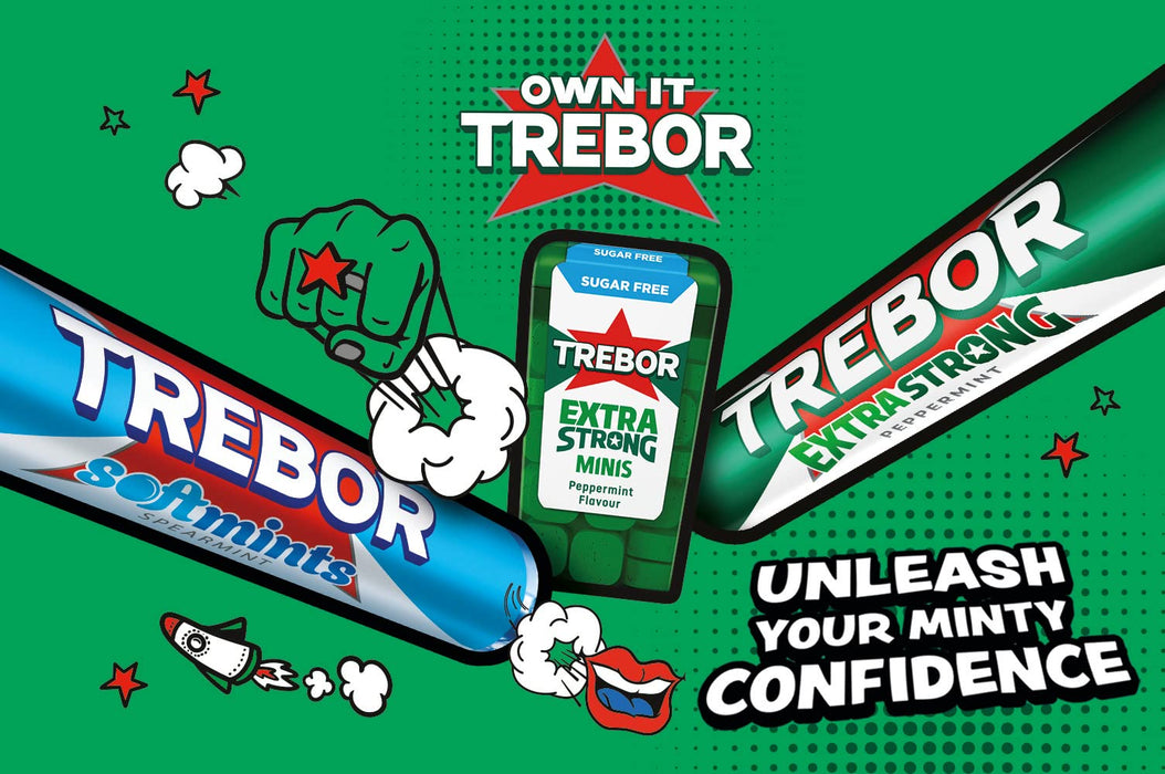 Trebor Refreshers TREBOR Extra Strong Mints, 166 g