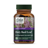 Gaia Herbs Pro Holy Basil Leaf - Stress Support Supplement with Holy Basil - Herbal Supplements to Support a Positive Mindset - 60 Liquid Phyto-Caps