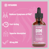 Dim Supplement Women | Dim | Estrogen Supplement for Women | Dim Supplement | Dim for Women | Dim Supplement for Women | Acne Supplements | Acne Supplements for Women | 1 fl oz: Orange Flavor