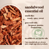 Avivni Australian Sandalwood Essential Oil - 100% Pure & Natural, Organic, Undiluted for Aromatherapy, Hair, Diffuser (0.33oz - 10ml)